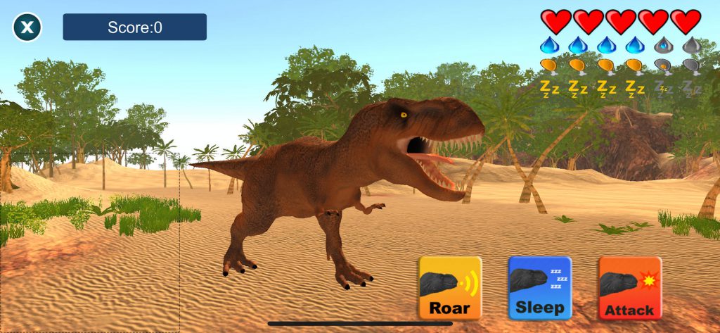 Dinosaur Sim 3583 Bytes