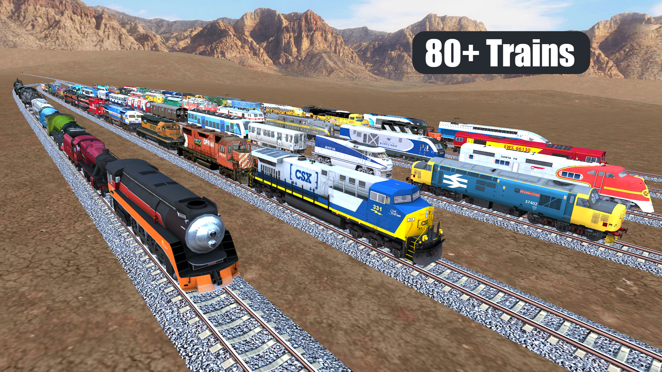 Train Sim 70+ Trains